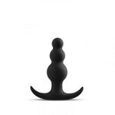 Anal Adventures Platinum - Beaded Anaal Plug - Zwart - PlayForFun